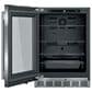Thermador 24" Glass Door Refrigerator with Left Hinge in Stainless Steel, , large