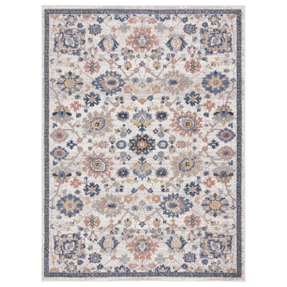 Safavieh Astoria 4" x 6" Beige and Blue Area Rug, , large