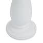 Maple and Jade 6", 8", 10" Turned Style Pillar Decorative Candle Holder in White (Set of 3), , large
