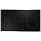 Cafe 2-Piece Kitchen Package with Matte Black 30" Smart Built-In Convection Single Wall Oven and Stainless Steel 36" Electric Cooktop, , large
