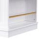 HOMLUX 48" Kitchen Island with Drop Leaf in White and Natural, , large
