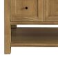 James Martin Vanities Breckenridge 48" Single Bathroom Vanity in Light Natural Oak with Single Hole 3 cm White Zeus Quartz Top and Rectangular Sink, , large