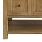 James Martin Vanities Breckenridge 48" Single Bathroom Vanity in Light Natural Oak with Single Hole 3 cm White Zeus Quartz Top and Rectangular Sink, , large