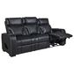 Everly Living Rock Star Power Reclining Sofa in Black, , large