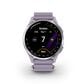 Garmin Approach J1 43mm Junior Golf GPS Smartwatch in Silver Aluminum Bezel with Lilac ComfortFit Fabric Band, , large