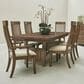 SAMUEL LAWRENCE Seneca Dining Table and 2 Arm Chairs 4 Side Chairs in Brown, , large