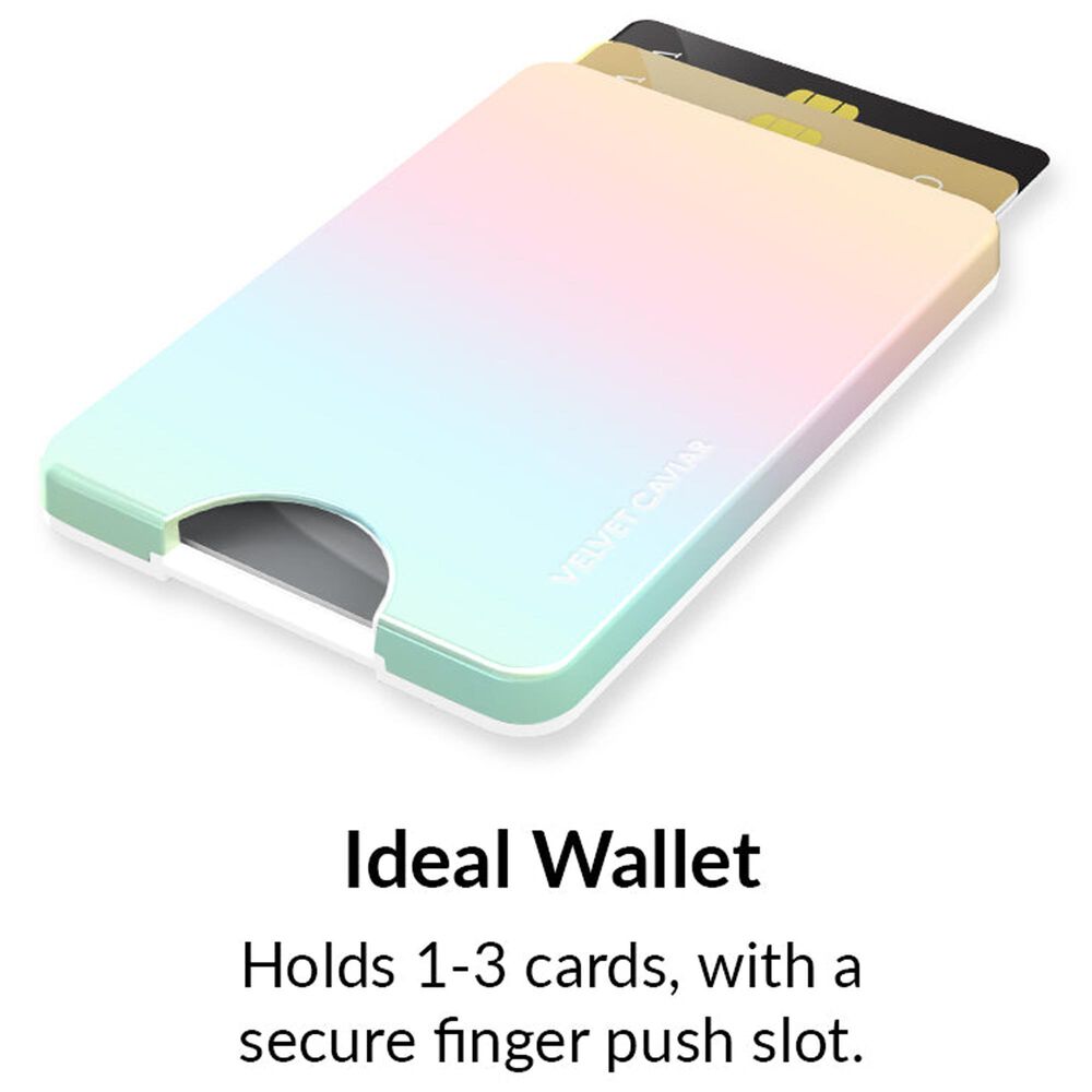 Velvet Caviar MagSafe Phone Wallet in White Opal Leopard, , large