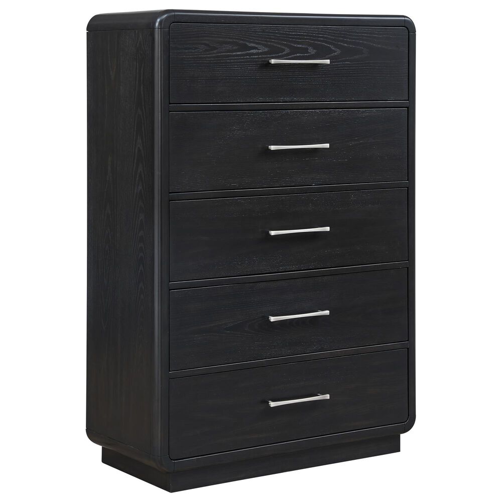 Millenium Rowanbeck 5-Piece Queen Bedroom Set in Black, , large