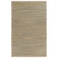 L&R Resources Natural Fiber Striped 5" x 7"9" Spa Blue Area Rug, , large