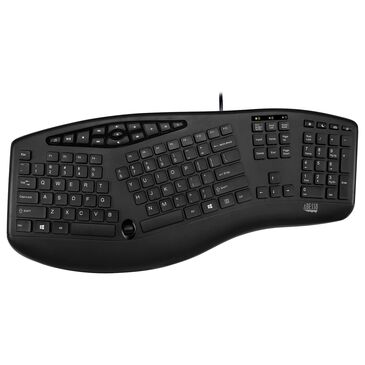 Adesso TruForm Ergonomic Desktop Keyboard in Black, , large