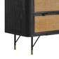 Blue River Saratoga 4-Piece Queen Bed Set in Black and Natural, , large