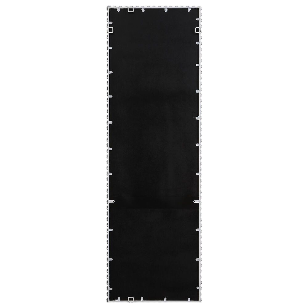 Uttermost Serna Tall Mirror in Satin White, , large