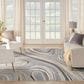 Nourison Glitz GLZ21 Grey and Gold 9" x 12" Area Rug, , large