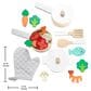 Fisher Price Wooden Kitchen Pretend with Play Pots and Pans Set in Multicolor, , large