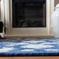 Safavieh Micro-Loop 8" x 10" Navy and Grey Area Rug, , large
