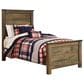 Ashley Trinell 4 Piece Twin Panel Bedroom Set in Brown, , large