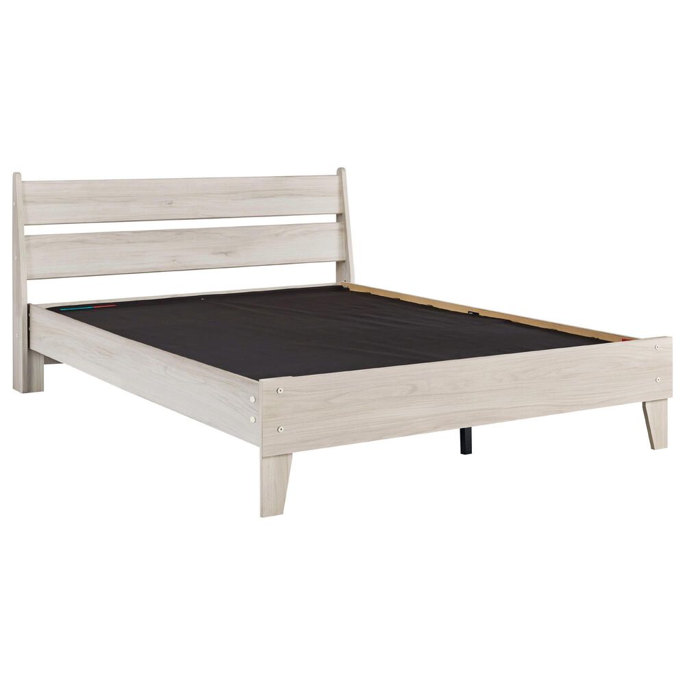 Ashley Socalle Queen Platform Bed in Light Natural, , large