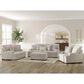 Ashley High Profile Stationary Loveseat in Taupe, , large