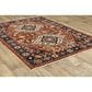 Oriental Weavers Lilihan Medallion 2061V 9"10" x 12"10" Red Area Rug, , large