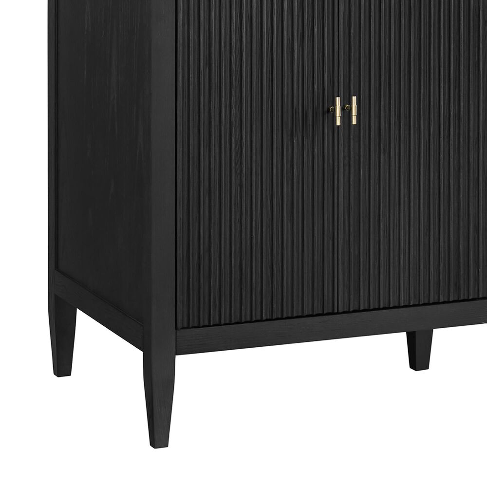 James Martin Vanities Myrrin 72&quot; Double Vanity in Carbon Oak with 3 cm Carrara White Marble Top, , large