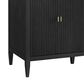 James Martin Vanities Myrrin 72" Double Vanity in Carbon Oak with 3 cm Carrara White Marble Top, , large