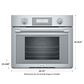 Thermador 30-INCH STEAM AND CONVECTION SINGLE BUILT-IN OVEN, , large