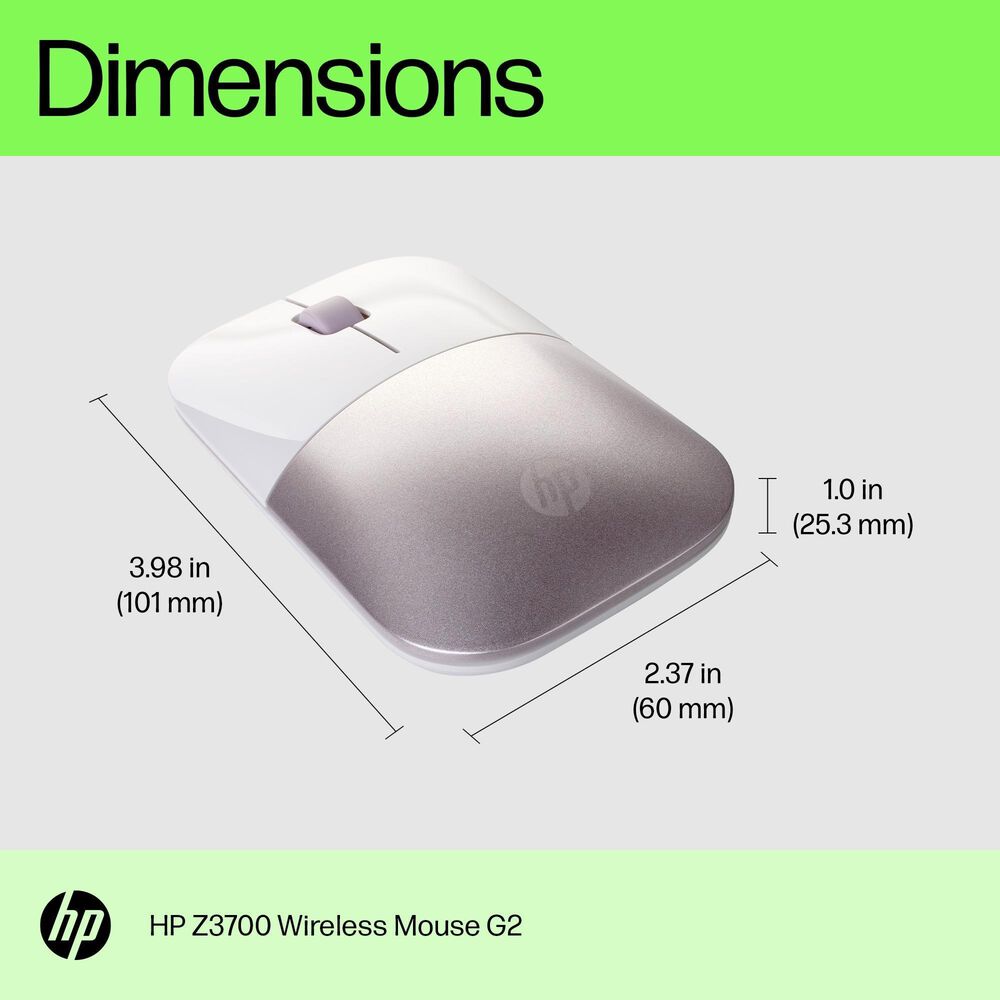 HP Z3700 G2 Wireless Mouse in Tranquil Pink, , large