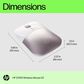 HP Z3700 G2 Wireless Mouse in Tranquil Pink, , large
