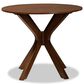 Baxton Studio Kenji 34" Dining Table in Walnut Brown - Table Only, , large