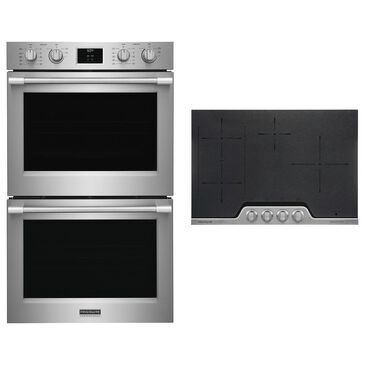 Frigidaire Professional 2-Piece Kitchen Package with 30" Double Electric Wall Oven and Induction Cooktop in Stainless Steel, , large