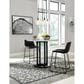 Ashley Centiar 24" Upholstered Counter Stool in Black Faux Leather, , large