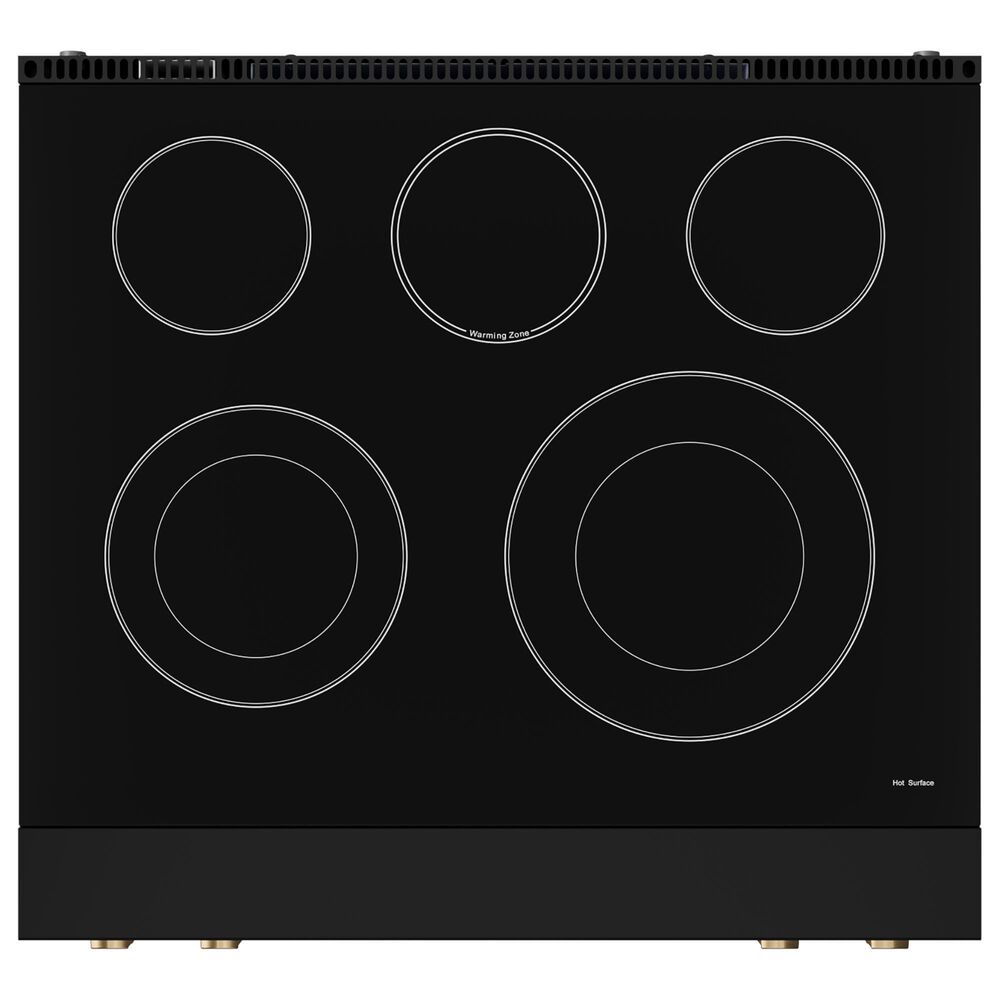 Thor Kitchen Gordon Ramsay 4.55 Cu. Ft. 30&quot; Professional Electric Range with Bronze Handle Kit in Black, , large