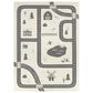 Balta Rugs Country Roads Map 4"4" x 6" Cream Kids Area Rug, , large