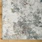 Surya Dresden White, Gray, Medium Gray, Light Slate, Rust and Mustard 2"7" x 7"3" Runner, , large