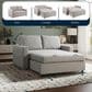 Lifestyle Solutions Tyler Convertible Sofa in Light Grey, , large