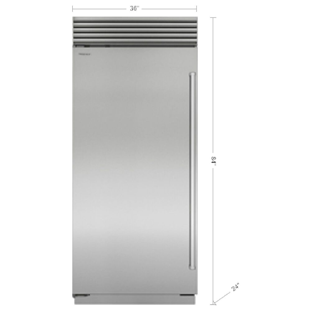 Sub Zero Classic 22.8 Cu.Ft. Built-In Refrigerator in Stainless Steel, , large