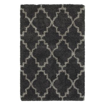 Oriental Weavers Henderson 92K 6"7" x 9"6" Charcoal/Grey Area Rug, , large