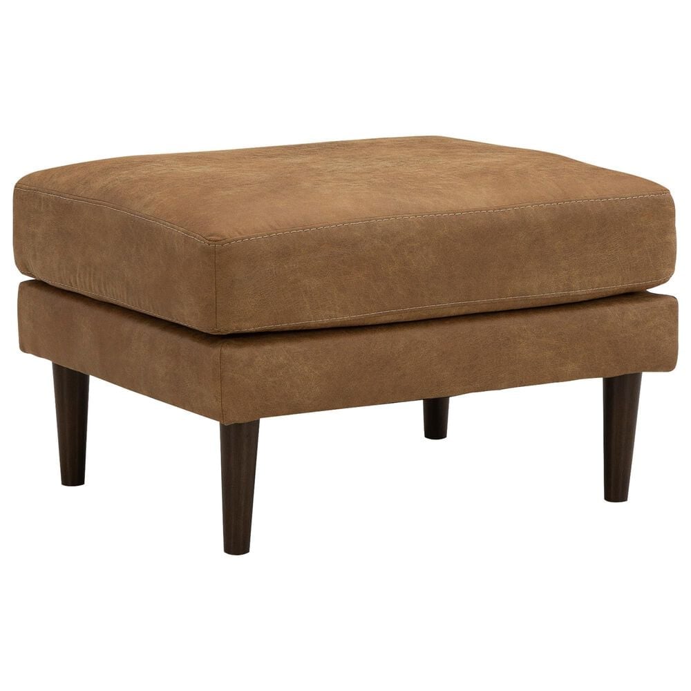 Ashley Telora Chair and Ottoman in Caramel, , large