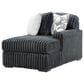 Ashley Midnight-Madness 2-Piece Right Facing Sectional with Chaise in Gunmetal, , large