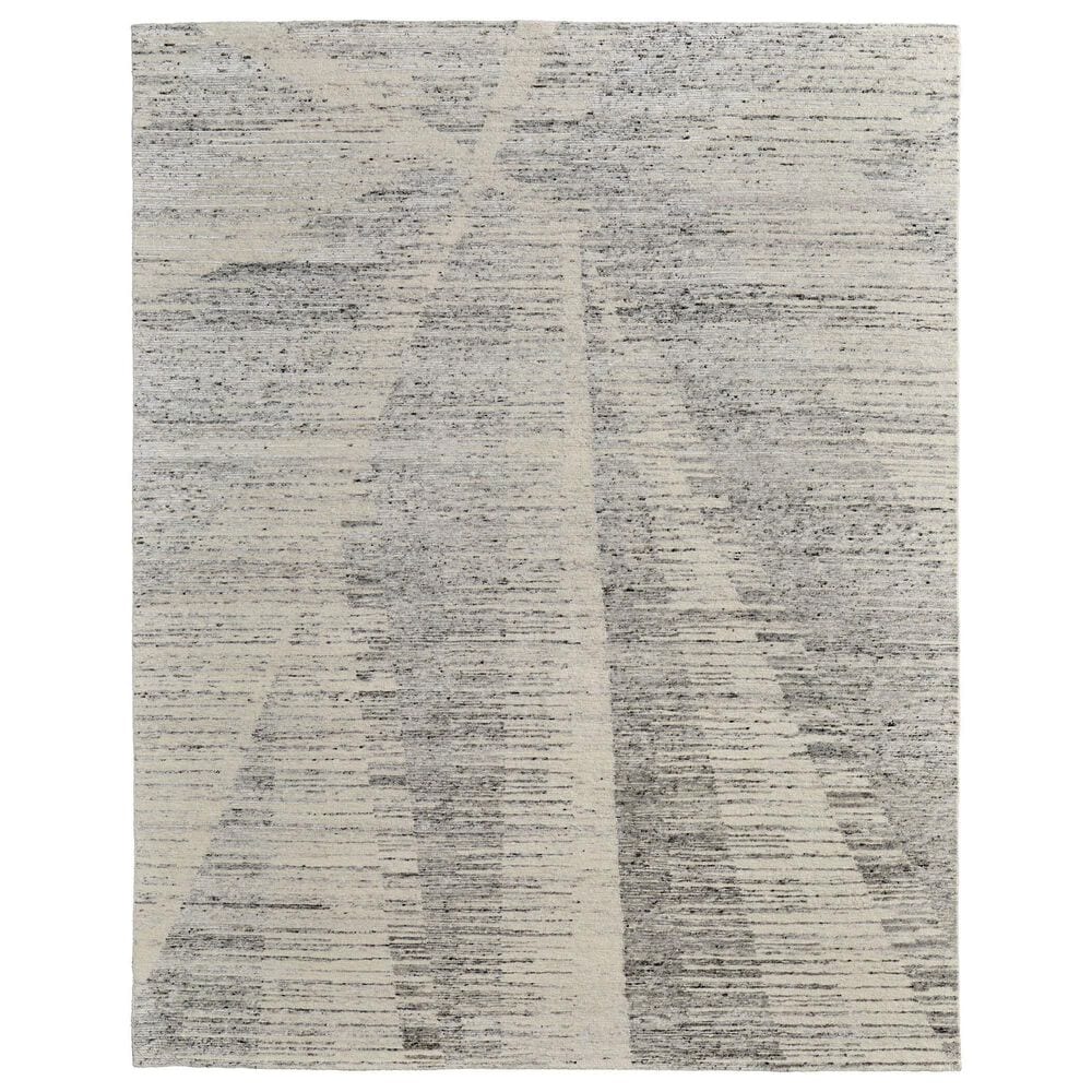 Feizy Brighton 3" x 5" Gray and Ivory Area Rug, , large