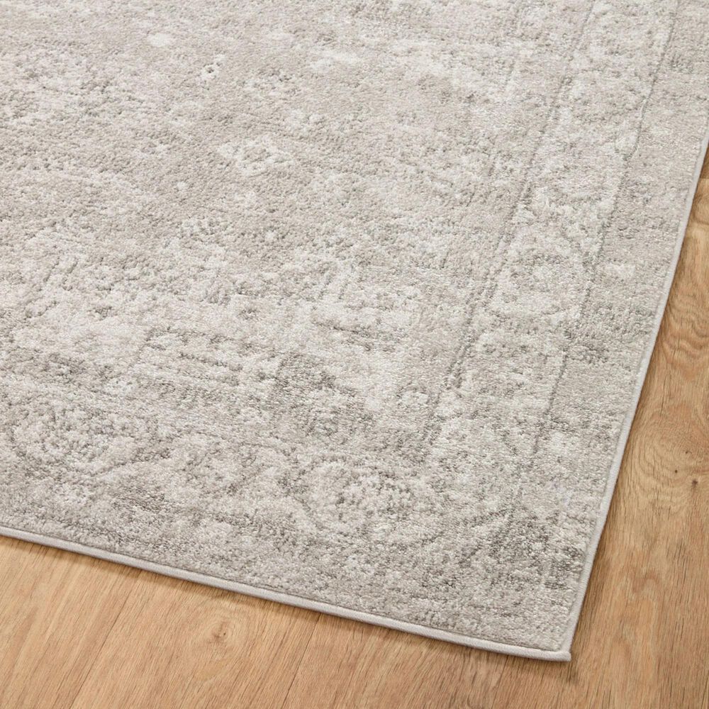Loloi II Odette 2&#39;3&quot; x 3&#39;10&quot; Silver and Ivory Area Rug, , large