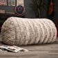 Jaxx Saxx 4" Bean Bag Sofa Lounger in Silver Fox, , large