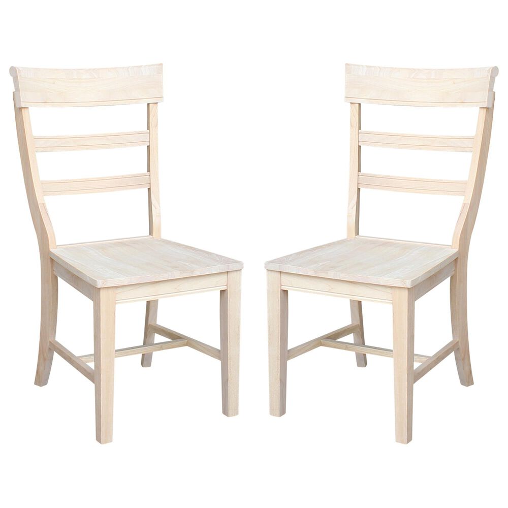 International Concepts Hammerty Chair in Unfinished (Set of 2), , large