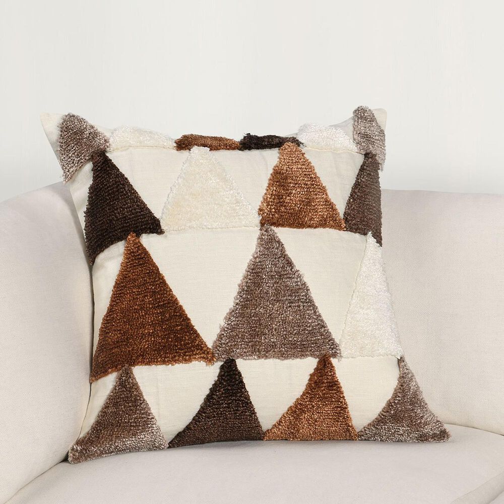 Classic Home Renewed Lanier 24&quot; x 24&quot; Throw Pillow in Orange Spice and Multicolor, , large