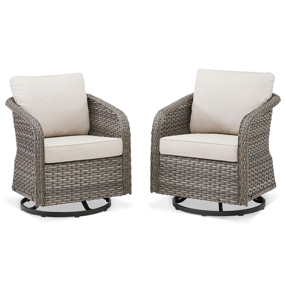 Sunwell Garden 3-Piece Patio Conversation Set in Beige, , large