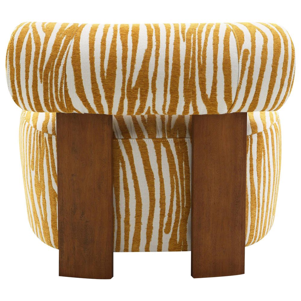 Furniture of America Orynt Accent Chair in Yellow, , large
