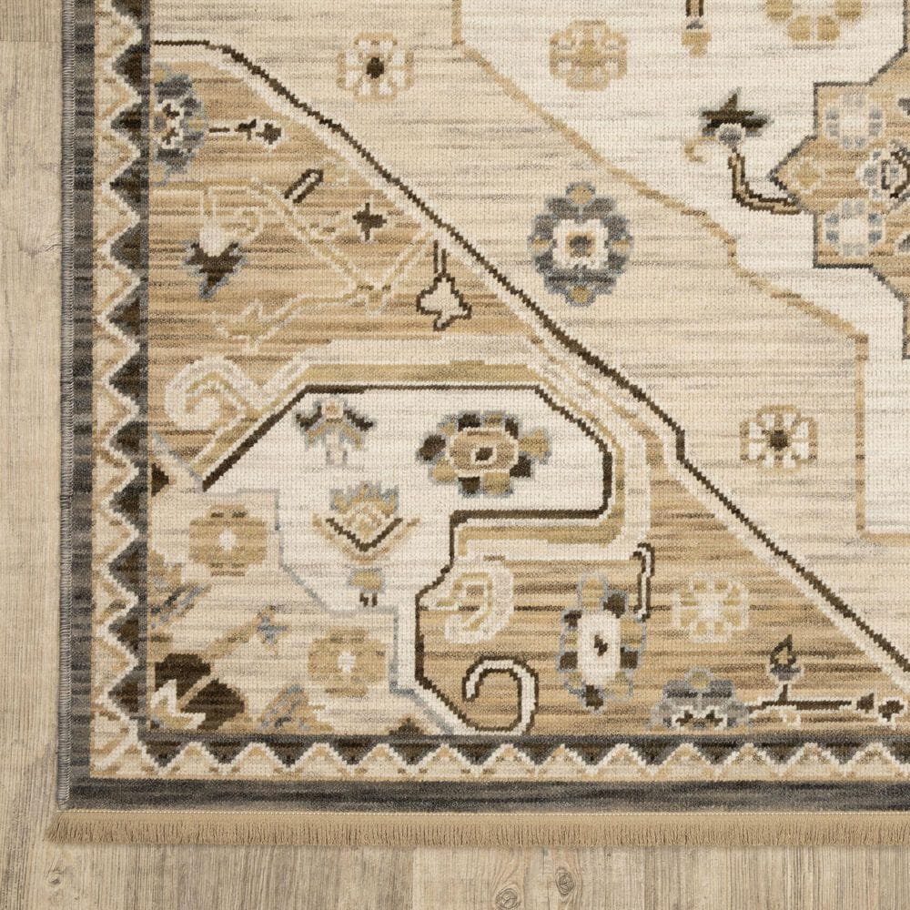 Oriental Weavers Acacia Tan and Grey 2'6" x 10' Runner, , large
