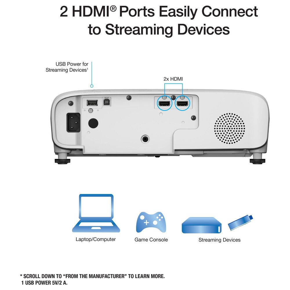 Epson Epson Home Cinema 980 3LCD 1080p Projector, , large