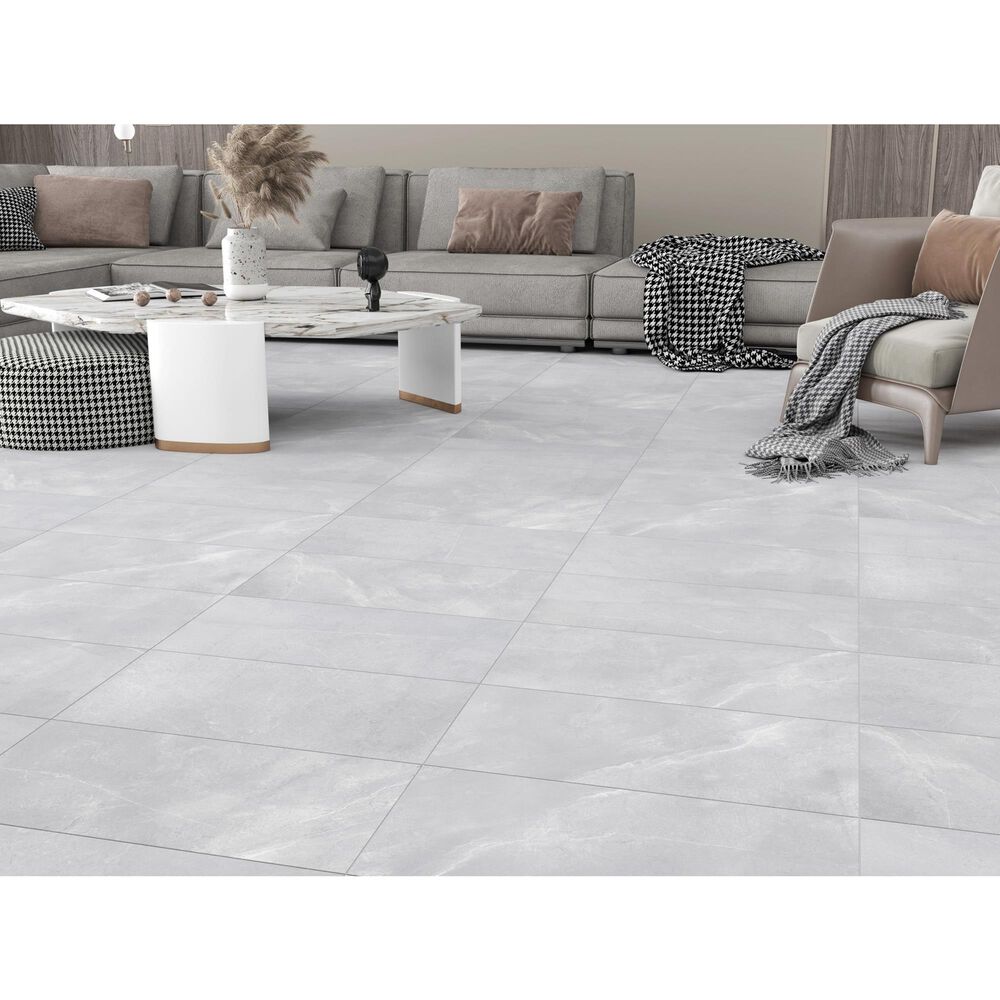 Emser Vernon Silver 12&quot; x 24&quot; Porcelain Tile, , large