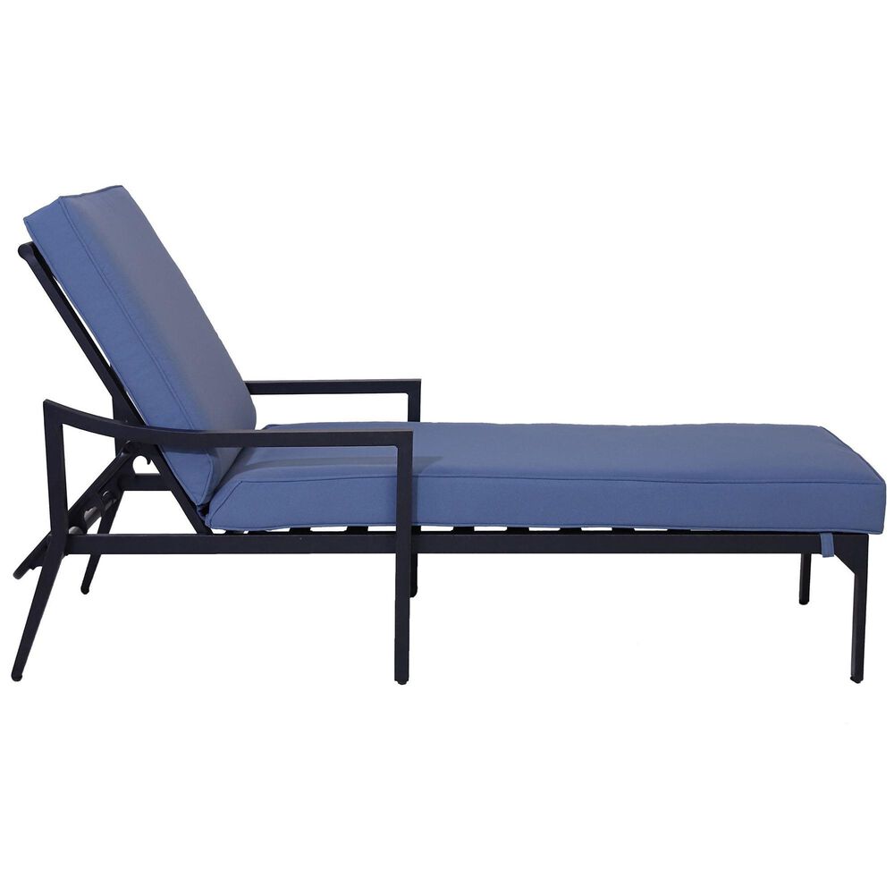 World Source Chaise and Side Table in Splendor Denim, , large